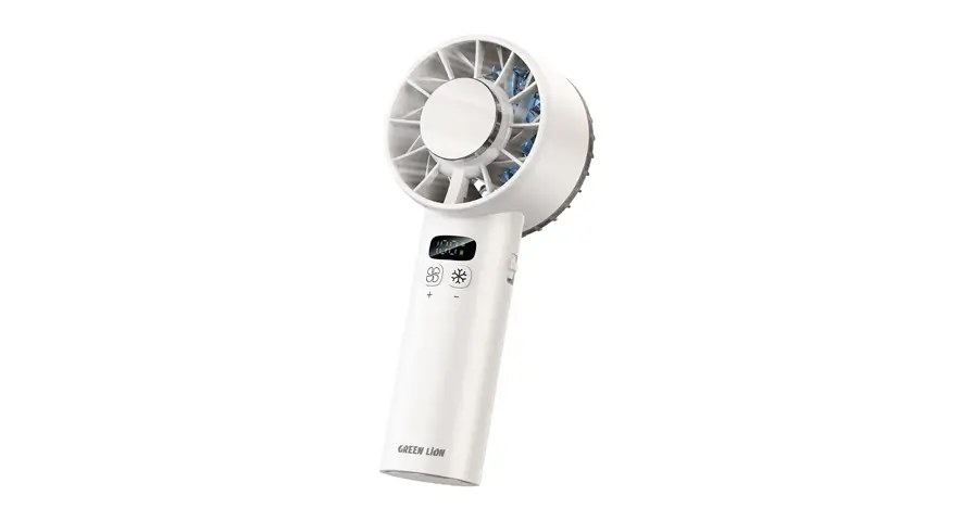 Green Lion Windix Pro Handheld Cooling Fan - White